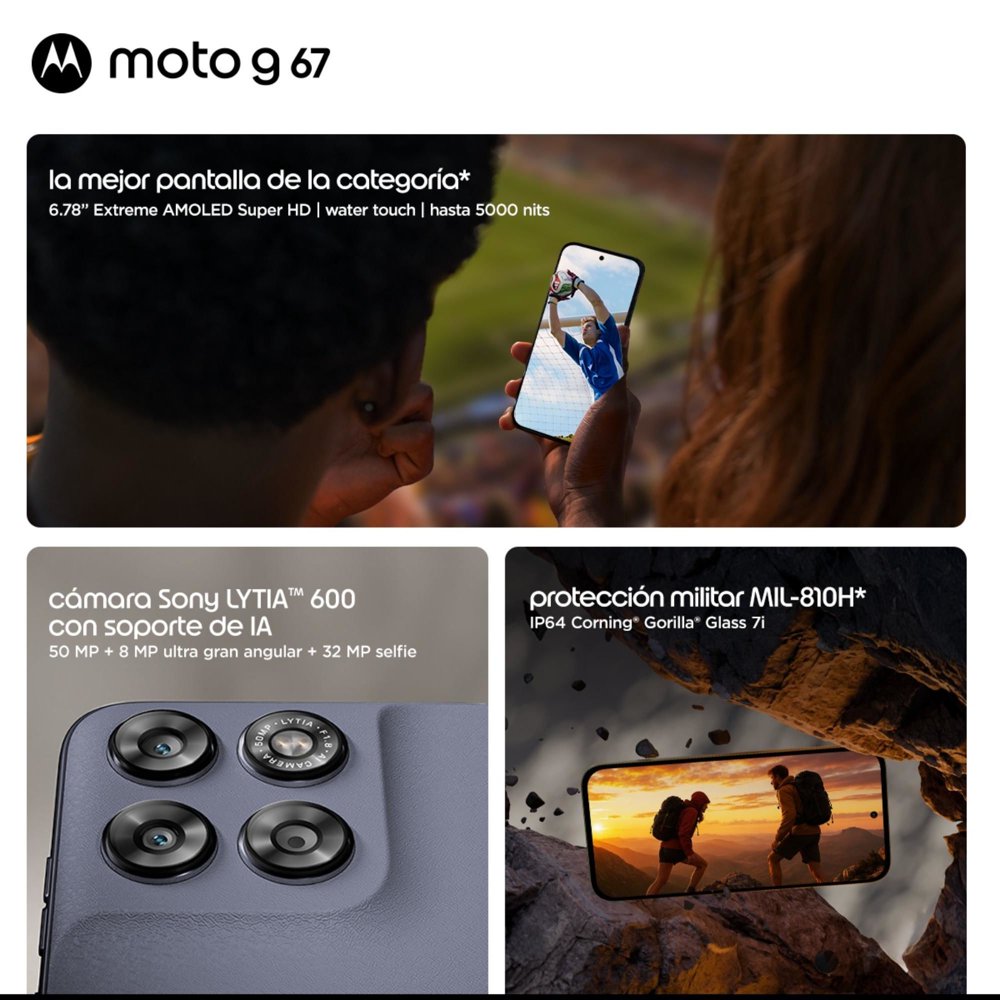 Motorola Moto G67 5G 256GB 4GB Arctic Seal, foto 6