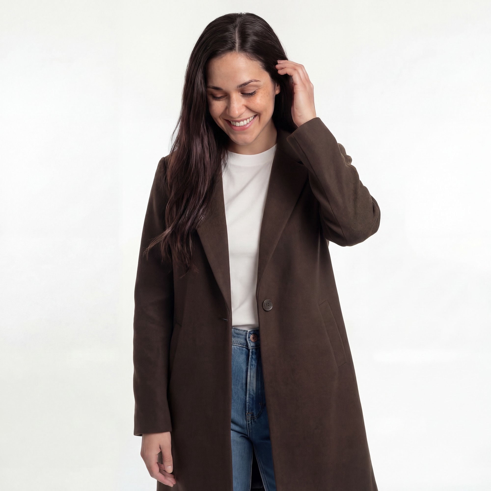 Abrigo Boulevard Mujer Café Talla L