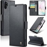 Caseme Tipo Cartera Samsung Galaxy Note 10 Plus Con Cierre Magnético, Rfid, Tarjetero, Soporte, Carga Inalámbrica