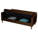 thumbnail image 2 of Futón Sofá Cama Genova Pu Chocolate, 2 of 4