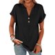 thumbnail image 1 of Polera Henley ANRABESS de Manga Corta con Cuello en V, 1 of 3