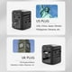thumbnail image 4 of Adaptador de viaje para todo el mundo, enchufe de viaje universal, adaptador de enchufe internacional, adaptador universal para Alemania, EE. UU., Inglaterra, Tailandia, Italia y Australia., 4 of 8