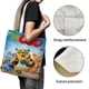 thumbnail image 3 of Special Agent Oso Bolso de tela con estampado de lienzo para mujer, bolsa de compras reutilizable y estética, con cremallera interior, regalo para mujer,40*40cm., 3 of 6