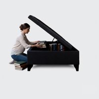 Ivi Home - Base Baul 1 Plaza Apertura Horizontal 90X190 Negro