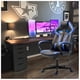 thumbnail image 2 of Silla Gamer Extreme Game Pvc Base Nylon Azul 115x61x65 cm, 2 of 5