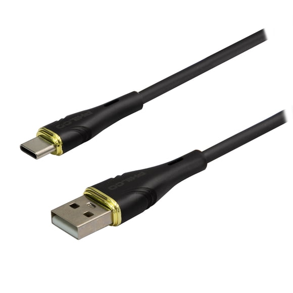 Cable Philco USB-A a USB-C 1,2 m Negro