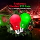 thumbnail image 4 of Paquete de 6 bombillas LED Bluex A19 rojas de 9 W (equivalente a 60 W) con base E26, 4 of 7