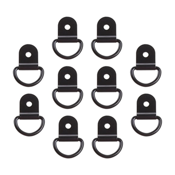 Anclajes de en apariencia de D piezas, gancho de negro, de de material acero inoxidable, de apto para vehículos de