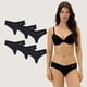thumbnail image 1 of Pack de 6 Calzones Colaless Microfibra Corte Laser Mujer, 1 of 4