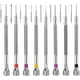 thumbnail image 1 of Juego de 8 destornilladores de precisión pequeños de 0,6-1,6 mm con 8 hojas de repuesto adicionales para reparación de relojes, gafas, joyería y electrónica., 1 of 7