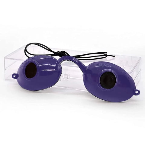 Gafas De Bronceado Super Sunnies Con Protección Uv Para Los Ojos, Color Morado