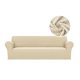 thumbnail image 1 of Funda Protectora Para Sofá De 4 Cuerpos Tela Gruesa Premium Color Beige Liso, 1 of 7