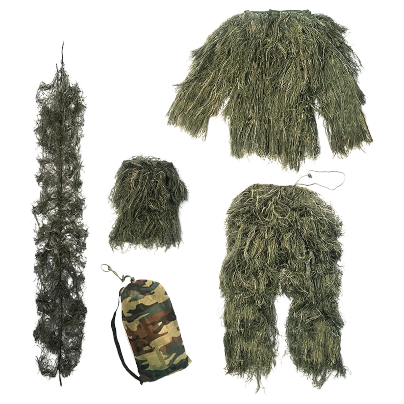 Ioensy - Niños Ghillie Traje Disfraz Combate Para Wargame Fotografía Bosque Verde 110 ~ 140 Cm