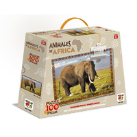 Puzzle Elefante (100 Piezas) - Toyng