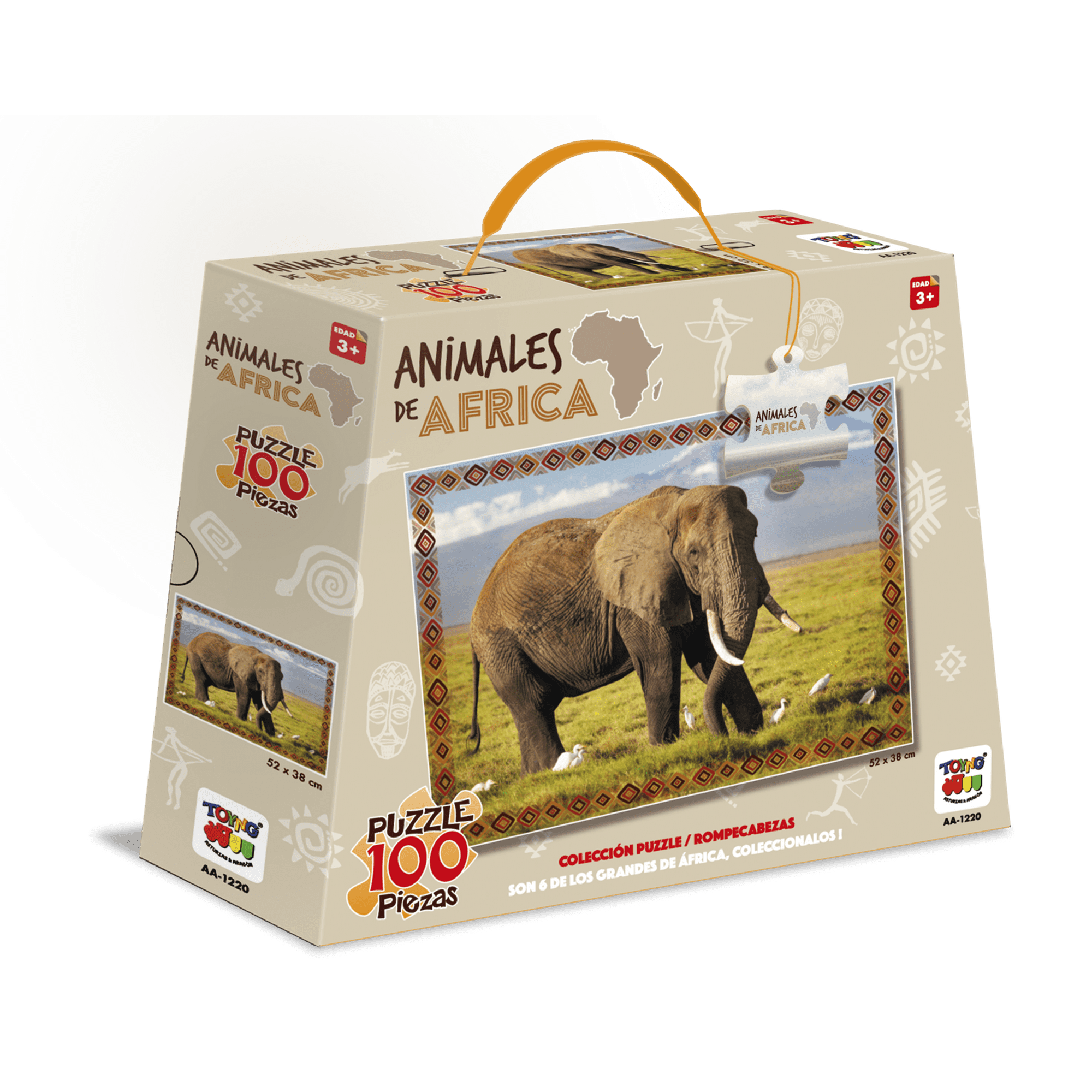 Puzzle Elefante (100 Piezas) - Toyng