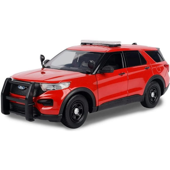 Modelo de coche fundido a presión Motormax 2022 Police Interceptor 1/24