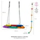thumbnail image 4 of Pack Columpio Hamaca Rectangular + Escalador GlowUp Multicolor, 4 of 10