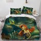 thumbnail image 1 of Fish Princess Anime Girl Duvet Cover Set 100% Microfiber Bedding Sets 3 Pieces Ultra Soft Skin-Friendly Comforter Cover Set, 1 of 5