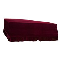 Bothyi - Funda De Piano Universal Suave Y Ligera, De Lujo, Decorativa, Triangular, Talla S, Color Rojo