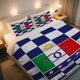 thumbnail image 1 of Once Caldas Emblem Duvet Cover Set Soft Duvet Cover Bedding with Pillowcases Machine Washable, 1 of 1