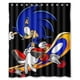 thumbnail image 1 of Cortina de ducha Sonic the Hedgehog, juego de cortina de baño con ganchos, tamaño 60 x 72 pulgadas, 1 of 3