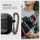 thumbnail image 2 of Funda protectora para AirPods 4 con mosquetón Spigen Rugged Armor, 2 of 3
