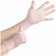 thumbnail image 2 of Guantes de vinilo multiusos nuevos, desechables, extra resistentes, transparentes y sin polvo, tamaño mediano, caja de 100 unidades, aptos para alimentos, sin látex, fáciles de usar., 2 of 5