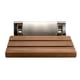 thumbnail image 3 of Asiento de ducha de la marca ALFI ABS14-BN de madera natural, 13,6 de largo x 13 de ancho x 4,25 de, 3 of 8