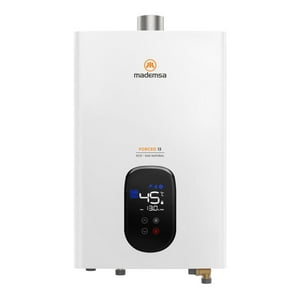 Mademsa - Calefont Eléctrico Ionizado 13 Lts Gas Natural Forced 13 Eco Gn