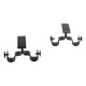 thumbnail image 1 of Pack 2 Unidades Soporte Doble Techo De Metal Negro 19/19 Mm, 1 of 2