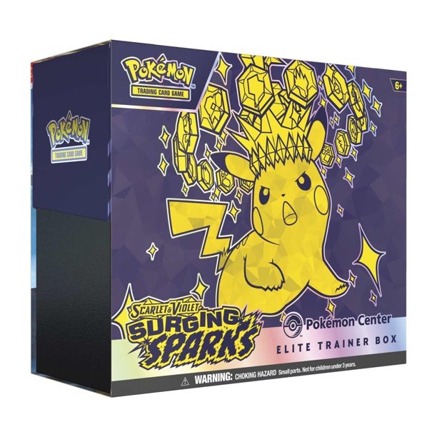 Caja Elite de Entrenador Pokémon Scarlet & Violet – Surging Sparks 11 sobres promocionales