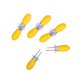 thumbnail image 1 of HIC Kitchen - Pack de 8 pinchos para maíz amarillos de 14 cm con agarre suave, 1 of 6