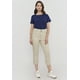 thumbnail image 1 of Pantalón Mujer Capri Gabardina Ecru Corona, 1 of 5