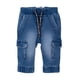 thumbnail image 1 of Jeans Bebé Niño Jogger Cargo Cintura Ajustable Denim, 1 of 3