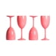 thumbnail image 1 of Set 4 Copas Vino Acrílico 296 ml - Rosado, 1 of 3