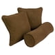 thumbnail image 1 of Juego de Cojines Decorativos Blazing Needles Microsuede Chocolate 3 piezas, 1 of 1