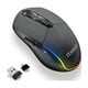 thumbnail image 4 of Mouse inalámbrico ITAWEY tri-modo Bluetooth 3200 DPI con LED, 4 of 8