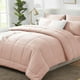 thumbnail image 1 of Juego de edredón CozyLux rosa de tamaño completo para niñas con ropa de cama, 1 of 3