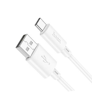 Cable Hoco X88 Gratified Usb A Tipo C 1M Blanco
