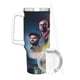 thumbnail image 3 of En Tus Sueños Vaso aislado de acero inoxidable con asa, diseño temático, regalo para familia, amigos y fans; incluye pajita y encaja en el portavasos estándar, 40 oz, 3 of 6