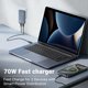 thumbnail image 3 of Cargador MINIX S70 70W GaN de doble USB-C, ultradelgado, 3 of 7