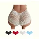 thumbnail image 2 of 4 calzoncillos tipo bóxer para mujer, bragas de encaje elástico, calzoncillos ligeros, 2 of 6