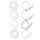 thumbnail image 4 of 8PCS Con Cuentas Con Cuentas Cadenas De Cadenas Gafas Retenedor Mascarilla Cadena Combo 1, 4 of 5