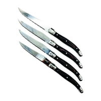 Wayu - Set 4 Cuchillos Negros De Mesa