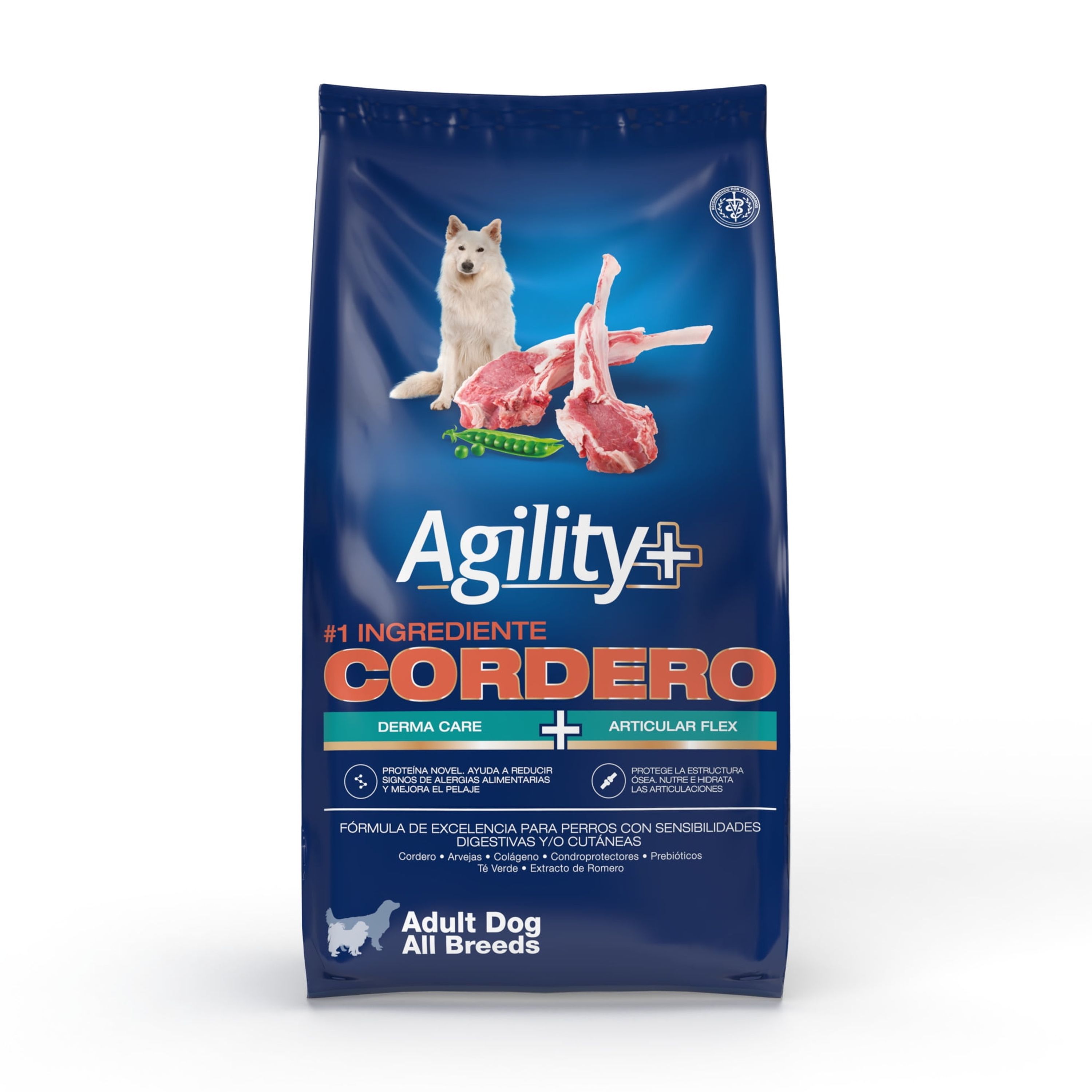 Agility+ - Alimento Para Perros Adult Dog All Breed Cordero 1,5 Kg.