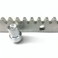 Genérico - Cremallera Riel De Acero Para Portón Eléctrico 1 Metro