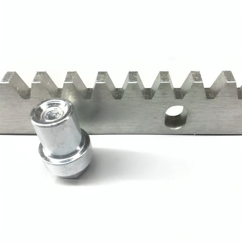 Genérico - Cremallera Riel De Acero Para Portón Eléctrico 1 Metro