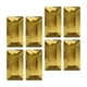 thumbnail image 3 of 8 platos desechables de papel de aluminio rectangulares, platos de papel para fiestas, utensilios para cafeterías, restaurantes, eventos, bodas y repo Oro, 3 of 5