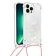 thumbnail image 1 of Funda FOXDOCK para iPhone 15 Pro con Cuerda Ajustable, Brillo Líquido, Protección Antigolpes y Lente – Ideal para Regalo, 1 of 6