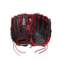 Guante De Béisbol Wilson A700 12 Outfield Negro/Rojo 2022